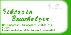 viktoria baumholzer business card